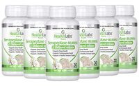 Health labs Nutra Serrapeptase 6-Month Supply Supplement for Inflammation, Sinus Issues, Asthma, Arterial Blockage, Joint Pain – 80,000 SU Maximum Potency (Pack of 6)