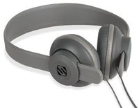 SCOSCHE SHP400-GY lobeDOPE On-Ear Headphones - Retail Packaging - Grey