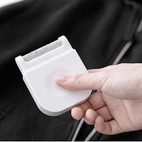 XF Fabric Cleaners Fabric Shaver- Lint Remover Portable Clothes Shaver Travel Carrying Pouch Upholstery Cleaners (Color : White)