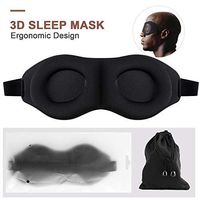 Outdoor Sleep Mask, 3D Contoured Eye Cover, Breathable Fabric, Soft and Comfortable, Effective Shade Lights. Suitable for Office, Outdoor, Home and Other Places.