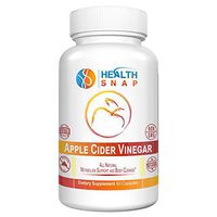 Apple Cider Vinegar Capsules Supplement - ACV Diet Pills Detox, Reduce Fat, Control Sugar Level, Relieve Chronic Bloating - Natural Appetite Suppressant, Keto Diet Metabolism Support, 60 Pills