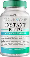 Codeage Instant Keto BHB Supplement Pills for Women and Men, BHB Salts as Exogenous Ketones, 180 Capsules, 90 Day Supply