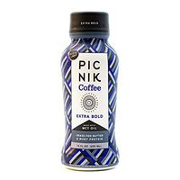 Picnik Grass-Fed Butter Coffee - Made with MCT Oil/Grass-Fed Butter & Whey/Fair Trade Organic Coffee - Extra Bold, 10 Fluid Ounces (Pack of 6)