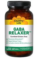 Country Life Gaba Relaxer (rr), 60 Count
