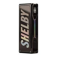 Portable Dry HB Device,Shelby 2020 Temperature Adjustable Medicinal Device (Rainbow Glass Ochre)