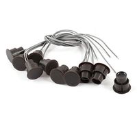 eDealMax 5pcs empotrada alarma No Seguridad Puerta Ventana Sensor magnético del contacto del interruptor Reed