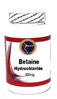 Betaine Hydrochloride 900mg 100 Capsules # BioPower Nutrition