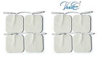 VeniCare 2" Square TENS Unit Electrodes 2x2 8 Pack TENS Unit Electrode Pads for TENS Massage EMS Palm Echo