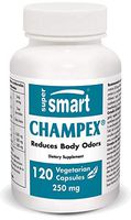 Supersmart - Detox & Bad Breath - Champex 250 mg - Agaricus Bisporus Extract, Powerful Detoxifier and Internal Deodorizer | Non-GMO - 120 Vegetarian Capsules