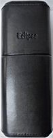 1 Eclipse Brand Black Luxury Leatherette Cigar Case with Cedar Lining. Fits 2 Cigars. S3366BK
