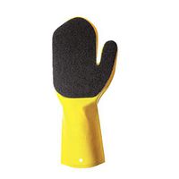 POPULAR LIFE Kleen Mitt Black Mitt for Right Hand - One Size Fits Most | Changeable Heavy Grade Scouring Pad
