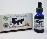 Flavored Amish Made Hemp Oil, 2500 mg Flavor You can Taste! (Butter Pecan)