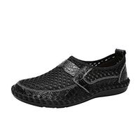 ✦◆HebeTop✦◆ Fashionable Men Breathable Sport Casual Pedals Shoes Black