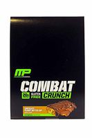 MusclePharm Combat Crunch Chocolate Peanut Butter Cup, High Performance Nutrition, Gluten Free, Box of 12