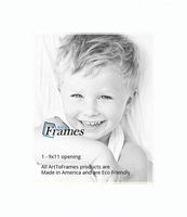 9x11 Smooth White / Super White Custom Mat for Picture Frame with 5x7 opening size (Mat Only, Frame NOT Included)