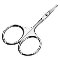 Elevin(TM) Round Nose Hair Scissors Double Eyelids Cosmetic Eyebrow Scissors (A)