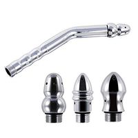 Aluminum Enema Shower Anal Vaginal Cleaner Douches System Handle Colon Douche Shower Heads (027)
