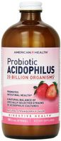 American Health Probiotic Acidophilus, Natural Strawberry Flavor - Promotes Intestinal Health, Encourages Nutrient Absorption & Immune Health - Gluten-Free, Vegetarian - 16 Fl Oz, 15 Total Servings