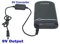 BiXPower 9V & 5V High Capacity (57Wh or 15600mAh) Pocket-Size Battery DP60-9V