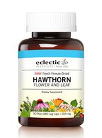 Eclectic Hawthorn Flower & Leaf with Glass, Blue, 50 Count