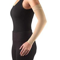 Ames Walker AW Style 716 Lymphedema Armsleeve w SoftTop 20 30 mmHg Medium Sand Manage Edema Swelling Post Mastectomy Conditions Comfortable Fabric