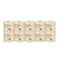 Xlala Roll Paper, Household Toilet Paper, Roll Paper Towels Bulk, Large Capacity Paper Towels, Soft Kitchen Napkin, 10 Rolls per Pack