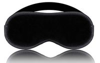Comfortable Sleep mask & Blindfold, Ultra-Soft Velvet Eye mask for Travel, Shift Work & Meditation. (Black)