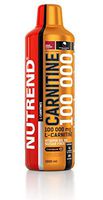 Nutrend CARNITINE Liquid 100 000 1000ml Cherry Fat Bur Weight Loss Sports Taurine, Caffeine, Practical monodose, Green Tea Extract, Vitamins B1, B5 and B6, L-carnitine, Taurine, Chromium