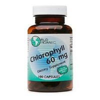 World Organics Chlorophyll, 60 mg, 100 Capsules