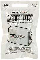 Ultralife U9VL-JPFP6 Long-Life 9V Lithium Battery