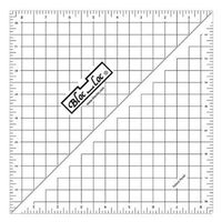 Bloc Loc~8.5 Half Square Triangle Ruler, Acrylic Ruler