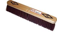 HUB City Industries 1724S Black Diamond Floor Brooms, Maroon Super Coarse Poly, 24"