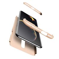 Case for OnePlus 7 pro Case, Ultra Thin 3 in 1 Hybrid Hard Plastic Case Anti-Scratch Matte Finish Slim Cover Full Protective Bumper Case Compatible with OnePlus 7 pro (Gold)