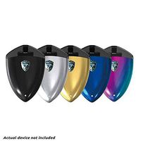 Galaxy Black 3D Carbon Fiber Protective Air Release Vinyl Decal Wrap for Smok Rolo Badge Vape Box Mod by Necro Wraps