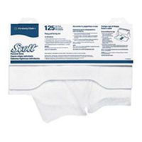 WP000-07410-10 07410-10 Scott Toilet Seat Covers White 3000 Per Case From Kimberly Clark Professional -# 07410-10