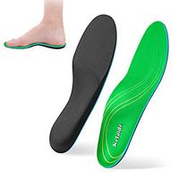 High Arch Support Insoles, Orthotic Inserts for Flat Feet, Plantar Fasciitis, Feet Pain, Heel Pain - Full-Length Heel Insoles for Women and Men (Mens(5-5.5)/Womens(7-7.5))