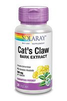 Solaray Guaranteed Potency Cat's Claw Supplement, 200mg, 30 Count