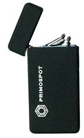 Electric Plasma Dual Arc Rechargeable USB Lighter by the Primo Spot, Flameless, Windproof, Eco-Friendly, Cool Gift Men Women (Frost Black)