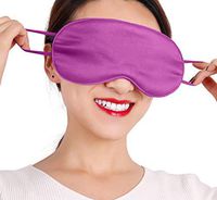 NEIWAI 100% Silk Sleep Mask Light-Blocking Eye Mask for Men & Women Orchid