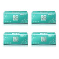 TOMYEUS Toilet Paper Towels Bath Bathroom Tissue Strong Water Home Thickening Absorption Paper Ideal for Home Towel Pack of 4