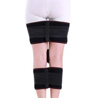 HETAO Djustable Knock Knees Bow Legs Corrector Band,Correction Belt Leg O X Leg Belt Fixer Black Average Code Recovery Beauty Straightening More Comfortable