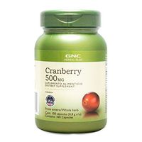 GNC Herbal Plus Cranberry Fruit 500mg, 100 Capsules, Supports a Healthy Urinary Tract