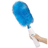 Home Cleaning Brushes Large 360 ​​Degree Foldable Electric Duster (Color : Battery type (without battery))