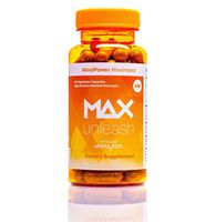 MAX Unleash: Powerful Energy, Metabolism & Focus Formula | Vegan Brain Supplement and Nootropic for Enhanced Mental Function and Clarity | for Men & Women | AristaVista (60 Vegetarian Capsules)