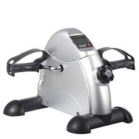 Goodyusstore, Fit and Healthy, Quiet and Smooth, Mini Pedal Exerciser Under Desk Strengthen Arm Leg Exercise Bike with LCD Screen Display Compact Design Adjustable Resistance, 14.76 x 13.7 x 11.4"