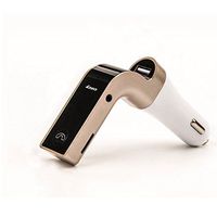 CarG7 Silver Portable Car Bluetooth Mp3 Player and Caller Handset