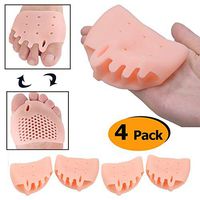 Mcvcoyh Gel Metatarsal Cushion Bunion Corrector Pads, Forefoot Pads, Gel Ball of Foot Cushion Breathable for Mortons Neuroma- Rapid Foot Pain Relief