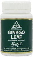 Bio-Health 450mg Ginkgo Leaf Powdered - Pack of 60 Capsules