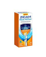 ZICAM Nasal AllClear Triple Action Nasal Cleanser with Cooling Menthol, 10 Count