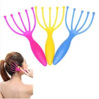 PinShang Home Office Travel Use Five Fingers Designer Pattern Claw Massager Head Scalp Massage (Random Color)